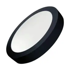 Ourolux - Painel Led Super Eco Preto 24w 6500k Redondo Sobrepor