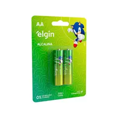 Elgin - Pilha Alcalina Aa Blister 2un