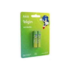 Elgin - Pilha Alcalina Aaa Blister 2un