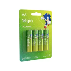 Elgin - Pilha Alcalina Aa Blister 4un