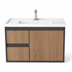 Cerocha - Gabinete para Banheiro com cuba New Procion 63X41cm Preto