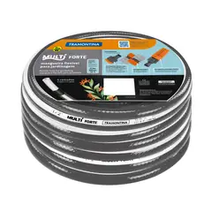 Tramontina - Mangueira Multi Forte para Jardim com Engates Rápidos e Esguicho 1/2" com 4 Camadas 15 Metros
