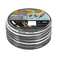 Tramontina - Mangueira Multi Forte para Jardim com Engates Rápidos e Esguicho 1/2" com 4 Camadas 30 Metros