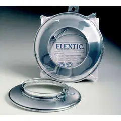 Westaflex - Aro E Abraçadeira Para Tubo Flextic De Alumínio 90Mm