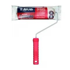 Atlas - Rolo para Pintura Pele de Carneiro Esmalte, Acrílica e Látex 15cm REF-306/15 Vermelho