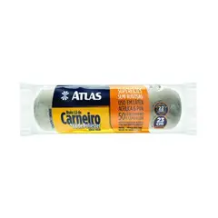 Atlas pincéis - Rolo para Pintura de Lã Mista Esmalte, Acrílica e Látex 23cm REF-228/22 Amarelo