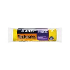 Atlas - Rolo para Textura Extra Rústica de Espuma 23cm REF-110/55 Amarelo