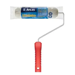 Atlas - Conjunto de Pintura Lã Sintética Esmalte, Acrílica e Látex 23cm REF-2773SR Amarelo