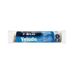 Atlas - Rolo para Pintura de Veludo Lã Natural Verniz 23cm REF-329/5 Branco