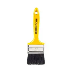 Atlas pincéis - Trincha para Pintura Esmalte e Óleo 2.1/2" REF-319/6 Amarelo
