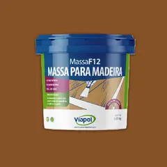 Viapol - Massa para Madeira F12 Imbuia 1,65Kg