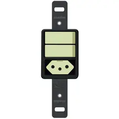 Halux - Módulo Interruptor Simples 10A Branco Tradicional
