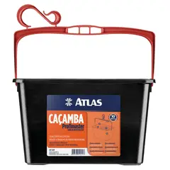 Atlas pincéis - Caçamba para Pintura 10L REF-610P Preto