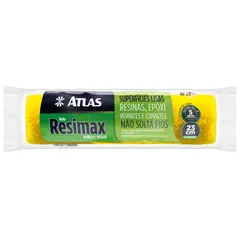 Atlas - Rolo para Pintura Resimax de Lã Sintética Esmalte, Resina e Epóxi 23cm REF-339/5A