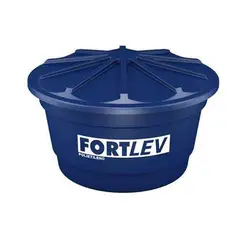 Fortlev - Caixa de Água Polietileno 1500L Tampa Encaixe Azul