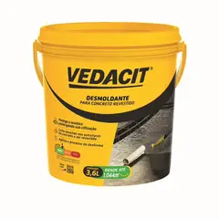 Vedacit - Desmoldante CD para Concreto Revestido Galão 3,6 Litros