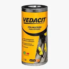 Otto Baumgart - Vedacit Fita Asfáltica Alumínio Auto Adesiva Multiuso 30cmx10m