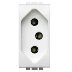 Pial - Tomada 2 Postos T 10A SN4165S Branco