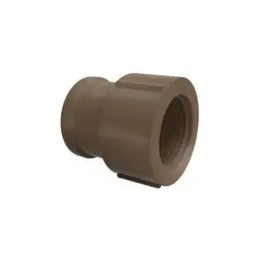 Tigre - Luva Soldavel / Roscável Água Fria marrom 50mmx1.1/2"