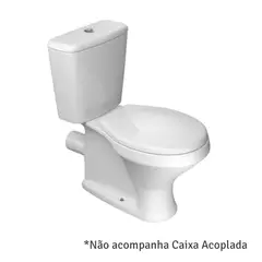 Deca Duratex - Bacia para Caixa Saída Horizontal Ravena P900, Branco, 71X38X38