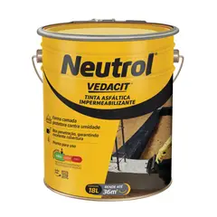 Vedacit - Pintura Asfáltica Neutrol 45 Balde 18 Litros