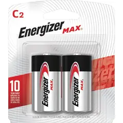 Energizer - Pilha Média C2 Max Alcalina com 2 Unidades