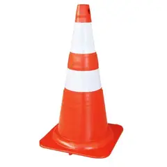 Balaska - Cone de Sinalização 75x51cm Laranja e Branco