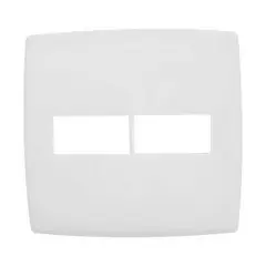 Legrand - Placa Pialplus Branca 4X4 2 Postos