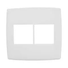 Legrand - Placa Pialplus Branca 4X4 2 Postos