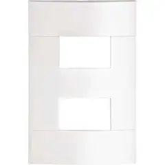 Schneider - Placa Lunare Branca 4X2 2 Postos