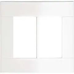 Schneider - Placa Lunare Branca 4X4 6 Postos