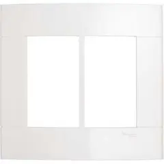 Schneider - Placa Decor Branca 4X4 6 Postos
