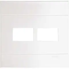 Schneider - Placa Lunare Branca 4X4 2 Postos