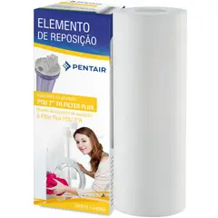 Hidro Filtros - Refil Para Filtro De Água Hidrofiltros Carbon Block 7" 907-0008 Para Máquina De Lavar