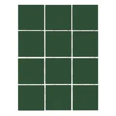 Strufaldi - Revestimento Colonial 10x10cm Caixa 1,95m² Telado Verde