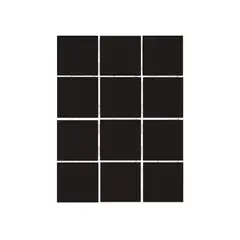 Strufaldi - Revestimento Black 10x10cm Caixa 1,95m² Telado Preto