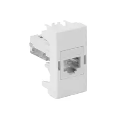 Simon - Módulo Tomada Rj45 Cat5 S30, Branco, 3x4x2
