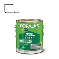 Coral - Tinta Fosco Acrílica Coralar Econômico 3,6L Marfim