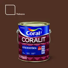Coral - Esmalte Sintético Tabaco 3,6L Coralit Premium para Madeiras e Metais