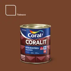 Coral - Esmalte Sintético Tabaco 900ml Coralit Premium para Madeiras e Metais