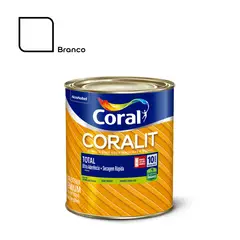 Coral - Esmalte Sintético Branco 900ml Coralit Premium para Madeiras e Metais