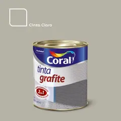 Coral - Tinta Grafite Claro 900ml Cinza Médio