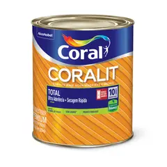 Coral - Esmalte Sintético Brilhante Branco 900ml Coralit Premium para Madeiras e Metais