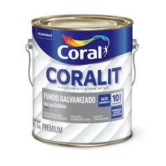 Coral - Fundo Galvanizado Sintético para Metais Branco 3.6L Premium