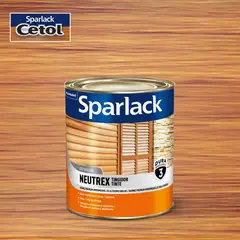 Sparlack - Verniz Neutrex 0,9L Interior e Exterior Castanho