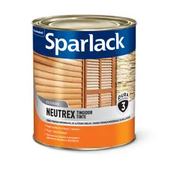 Sparlack - Verniz Neutrex Brilhante 0,9L Interior e Exterior Mogno