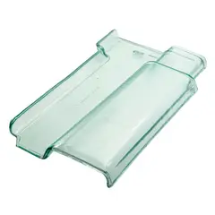 Ibravir - Telha Romana de Vidro Texturada 22,5cmx40cmx6mm Transparente