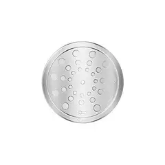 Censi - Grelha Redonda Inox sem Caixilho 15cm 25x20x1,5cm Cromado