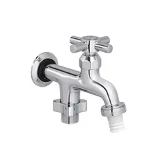 Deca - Torneira Máquina de Lavar Tanque com Adaptador para Mangueira Izi C37 Com Arejador 1/2 e 3/4" Metal