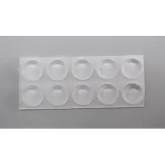 Fixser - Adesivo de Silicone para Móveis com 10 Peças Incolor
